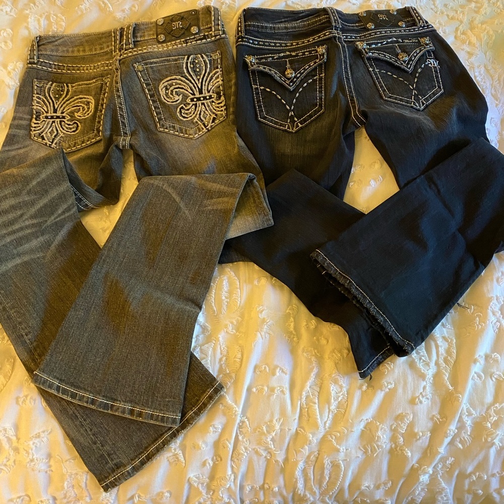 Two brand new pairs of Miss Me jeans